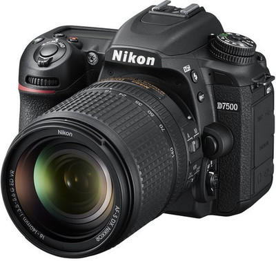

Nikon D7500 DSLR Camera AF-S 18 - 105 mm VR Kit Lens(Black)
