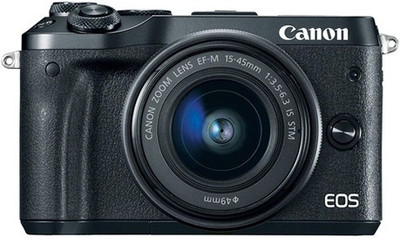 

Canon M6 DSLR Camera EF-M15-45 IS STM(White)