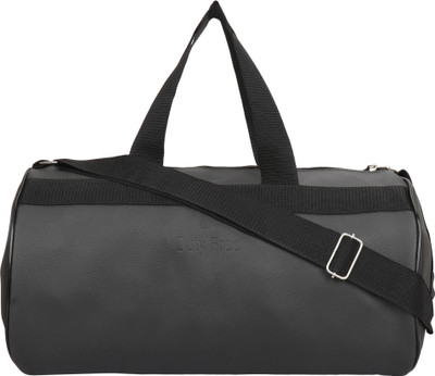 

Duty Free The Duffel Bag 32 Liters | Travel Duffle Bag | Duffle Bag | PU Duffle | Weekender Bag | Black Gym Bag(Black)