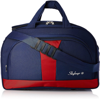 KUBER INDUSTRIES (Expandable) Canvas 55 cms Blue Travel Duffle (KSL19106) Duffel Without Wheels