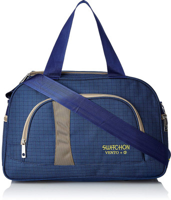 KUBER INDUSTRIES (Expandable) Fabric 55 cms Blue Travel Duffle (KI032480) Duffel Without Wheels