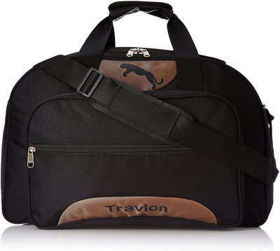 

Kuber Industries (Expandable) Canvas 56 cms Black Travel Duffle (TRAVEL013680) Travel Duffel Bag(Black)