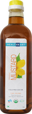 Healthkart HNUT10575-03 Mustard Oil Plastic Bottle(1000 ml)