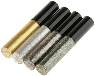 

Shrih 4Pcs/Set Sparkling Glitter Metallic Waterproof Liquid Eyeliner 12 ml(Multicolour)