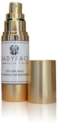 

Babyface Alpha Hydroxy Aha Serum - Potent 2% Aha Natural Fruit Acids Combats Wrinkles, Uneven Complexion, Helps With Skin Tightening And Smoothing(30 ml)