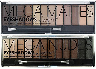 

Technic Mega Nudes & Mega Matte Nudes Eyeshadow Palette Set 99.8 g(Multicolor)