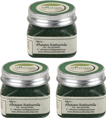 

ahaan naturals French Green Clay Face Mask Oily Skin and Acne- 75 Gram Each, Pack of 3(75 g)