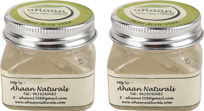 

ahaan naturals Aloe Vera All Kind of Skin- 100 Gram Each, Pack of 2(100 g)