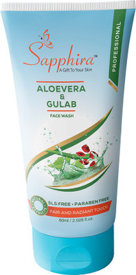 

Sapphira Aloevera and Gulab Face Wash(60 ml)