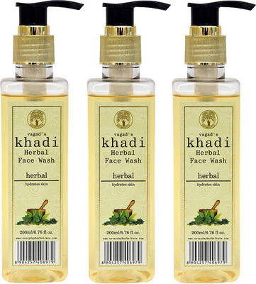 

Vagad's Khadi Herbal Face Wash 200 ml (Pack of 3) Face Wash(702 g)