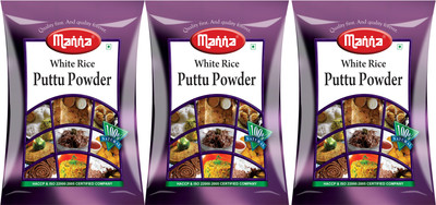 Manna Puttu Powder White(500 g, Pack of 3)