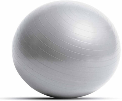 

Skywalk Multi Function 65cm Gym Fitness Aerobics Yoga Ball/Swiss Ball/ Slimming Exercise Ball Gym Ball, Silver
