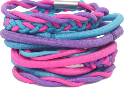 

SVAZ Ponytail Holder Pack, Hair elastics, Rubber Bands for Girls and Women Rubber Band(Multicolor)