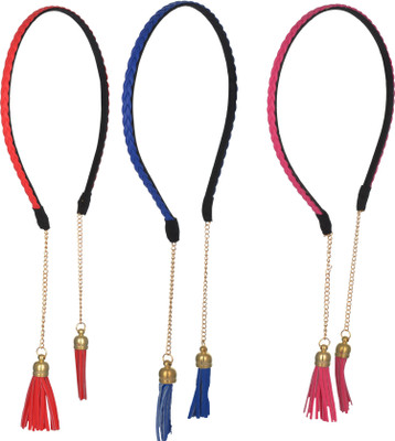 

Sagunya Stylish Tassel Hair Band(Red, Blue, Pink)