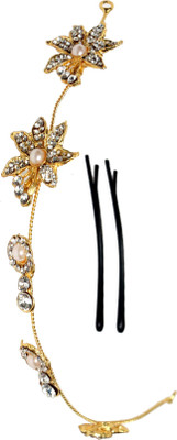 

shourya Designer Hair Accessories Hair Band(Gold)