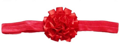 

Ziory Red 3Pcs/Set Kids Foot Flower and Headband Hair Flower Bands Newborn Flower Hair Accessories for Baby Girls Newborn Baby Soft Wrap Elastic Flower Headband & Barefoot Sandals Shoes Foot Accessories Hair Accessory Set, Head Band, Hair Clip(Red)