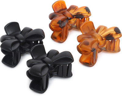

SVAZ Hair claw / Hair clutcher / Hair accessories for Women and Girls Set of 4 Hair Claw(Multicolor)