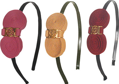 

Sagunya Knotted Hair band - Pack Of 3 Hair Band(Multicolor)