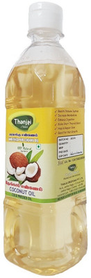 

Thanjai iyerkai Hair Oil 100% Natural Wooden Coldpressed Coconut oil 1000ml Hair Oil(1000 ml)