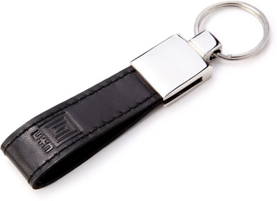 

U+N Genuine Leather Budget Key Ring 001 Key Chain(Black)