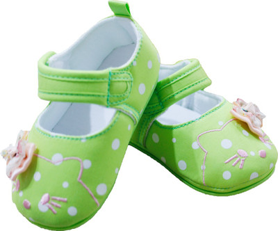 

Toys Factory Girls Velcro Flats(Green