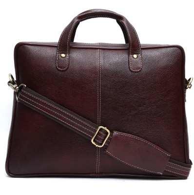

LEATHER COLLECTION Messenger Bag(Brown)