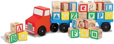 

Tickles Alphabet Learning Truck Wooden Toy Educational for Kids 2 yrs Plus(Multicolor)