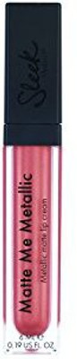 

Sleek MakeUp Metallic Matte Me, Electroplated Nude,(6 ml, Pink)