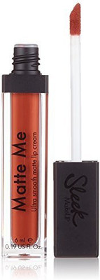 

Sleek MakeUp Matte Me Lip Cream, Hellacious,(6 ml, Brown)
