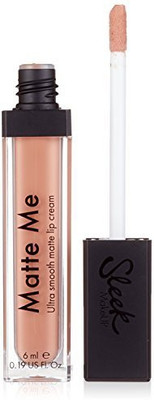 

Sleek MakeUp Matte Me Lip Cream, Feels,(6 ml, Peach)