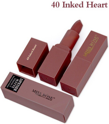 

missrose Inked Heart 40 Square Matte Lipstick Waterproof(Inked Heart)