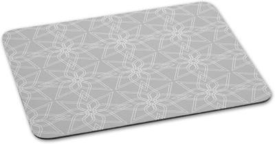 

100yellow Mouse pads White & Black Color Printed designer waterproof coating mousepad for Laptop Mousepad(Multicolor)