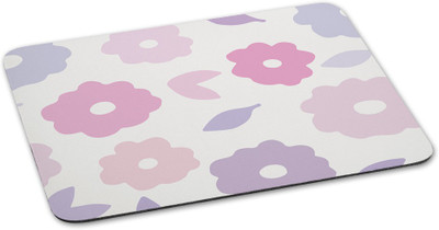 

100yellow Mouse pads Floral Theme printed designer waterproof coating mousepad for Laptop Mousepad(Multicolor)