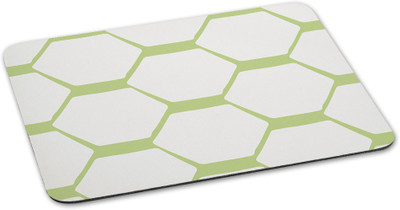 

100yellow Mouse pads Printed designer waterproof coating mousepad for gaming- Green Mousepad(Multicolor)