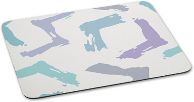 

100yellow Mouse pad printed Designer Waterproof Coating mousepad for Computer-Blue & Purple Mousepad(Multicolor)