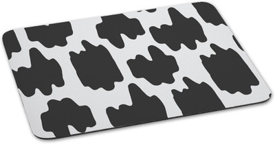 

100yellow Mousepad Printed designer waterproof coating mouse pads for computer- White & Black Mousepad(Multicolor)