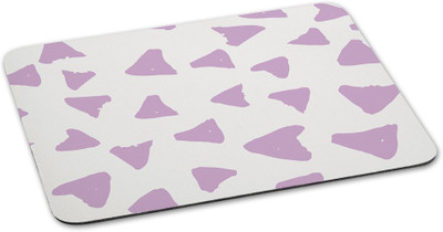 

100yellow Mouse pads triangle Printed designer waterproof coating mousepad for Computer Mousepad(Multicolor)