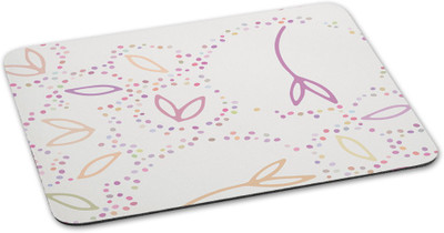 

100yellow Mouse Pads Leaf Theme printed designer waterproof coating mousepad for Computer Mousepad(Multicolor)
