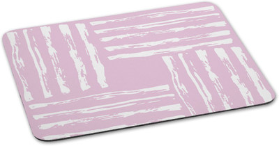 

100yellow Mousepad Line printed multicolor Waterproof Coating mouse pads for laptop- Pink Mousepad(Multicolor)