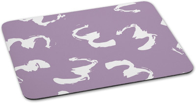 

100yellow Mousepad printed designer waterproof coating mouse pads for laptop- White & Purple Mousepad(Multicolor)