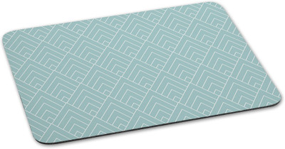

100yellow Mousepad Line printed multicolor Waterproof Coating mouse pads for laptop- Light Green Mousepad(Multicolor)