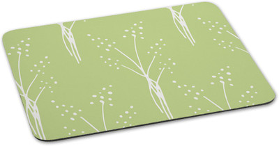 

100yellow Mouse Pads printed designer waterproof coating mousepad for laptop- Green Mousepad(Multicolor)