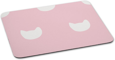 

100yellow Mouse pads Pink Color printed designer waterproof coating mousepad for gaming Mousepad(Multicolor)