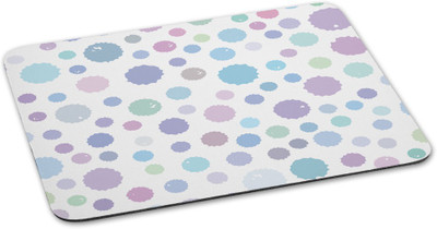 

100yellow Mouse Pads Polka Dot printed designer waterproof coating mousepad for Computer Mousepad(Multicolor)