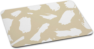 

100yellow Mouse pad printed Designer Waterproof Coating mousepad for laptop-Brown & White Mousepad(Multicolor)