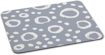

100yellow Mousepad Circle & Dot Printed designer waterproof coating mouse pads for Computer Mousepad(Multicolor)