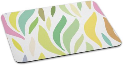 

100yellow Mousepad Leaf Theme printed designer waterproof coating mouse pads for gaming Mousepad(Multicolor)