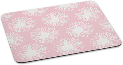 

100yellow Mousepad Floral Printed designer waterproof coating mouse pad for Computer- Pink Mousepad(Multicolor)
