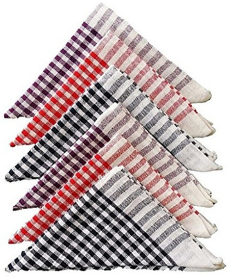MANAN big6 Multicolor Cloth Napkins(6 Sheets)