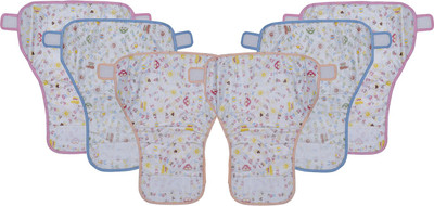 

Aarushi Printed Cotton Inside Plastic Waterproof Diaper for infants (Pack of 6, Multicolor